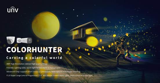 Uniview Launches New ColorHunter Network Cameras