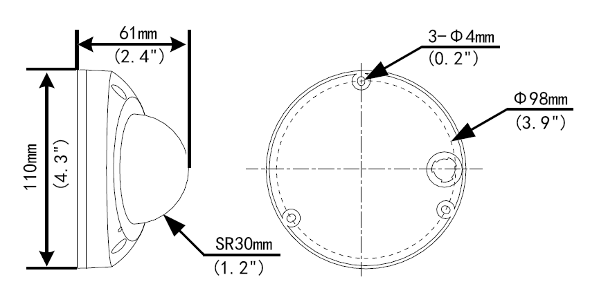 IPC314SB-ADF28K-I0 DIMENSIONS