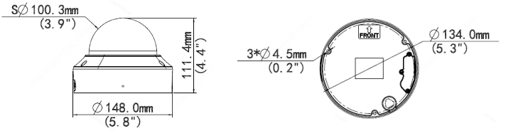 IPC3238SB DIMENSIONS