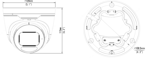 IPC3638SB-ADZK-I0 DIMENSIONS
