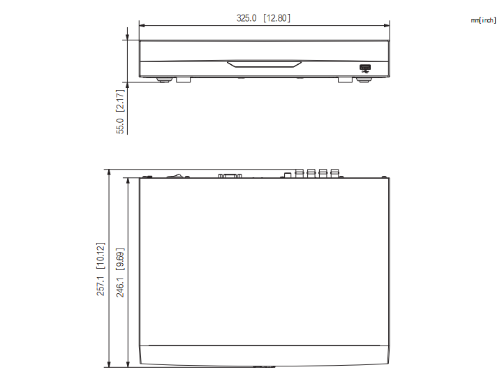 PVR08H1-I3 dimensions